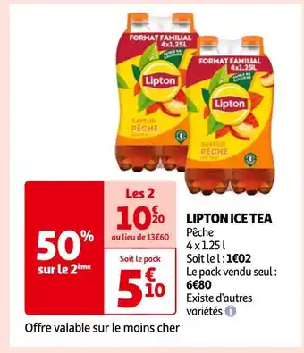 Auchan Lipton lipton ice tea offre