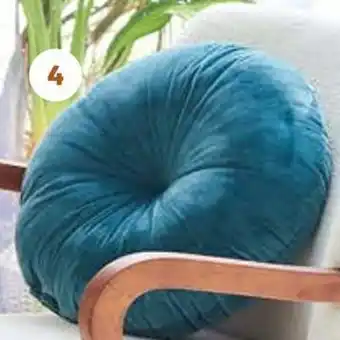Auchan Actuel coussin ø40 cm velours offre