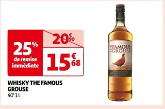 Auchan The famous grouse whisky offre