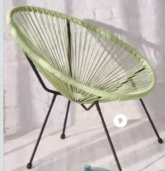 Auchan Acapulco chaise 80x70x85 cm offre