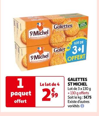 Auchan St michel galettes offre