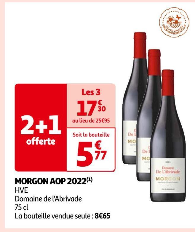 Auchan Morgon aop 2022 offre