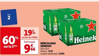 Heineken bière blonde