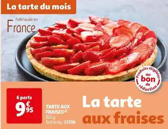 Auchan Supermarché Tarte aux fraises offre