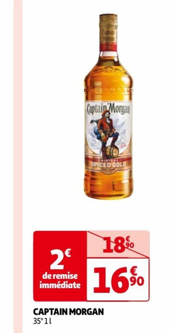 Auchan CAPTAIN MORGAN 35°11 offre