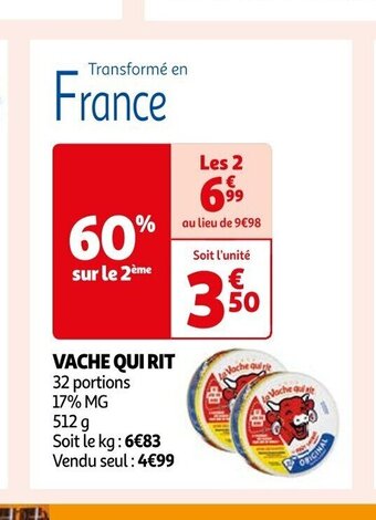 Auchan Supermarché VACHE QUI RIT offre