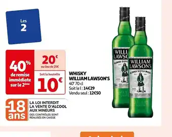 WHISKY WILLIAM LAWSON'S