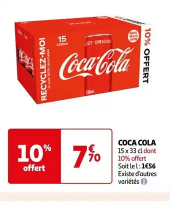 Auchan Supermarché Coca-Cola offre