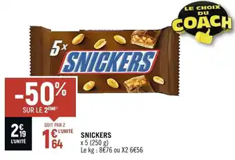 Spar Snickers snickers offre