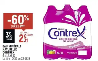 Contrex eau minérale naturelle
