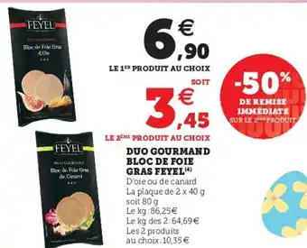 Super U Duo Gourmand Bloc De Foie offre