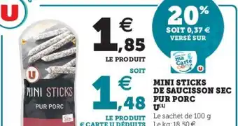 Mini Sticks De Saucisson