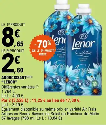 E.Leclerc ADOUCISSANT(3)(4) "LENOR" offre