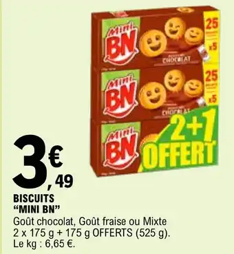E.Leclerc BISCUITS "MINI BN" offre