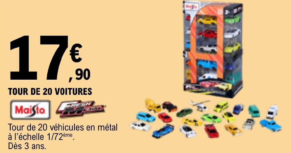 E.Leclerc TOUR DE 20 VOITURES offre