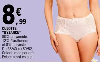 E.Leclerc CULOTTE "BYZANCE" offre