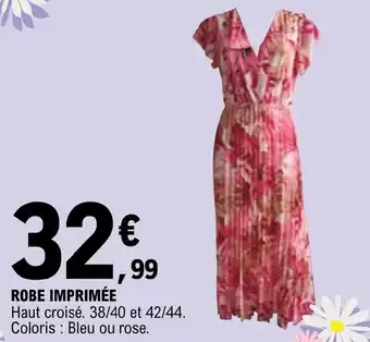E.Leclerc ROBE IMPRIMÉE offre