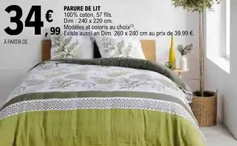 PARURE DE LIT