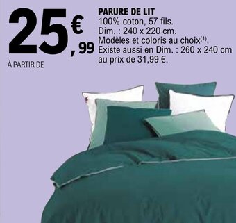 PARURE DE LIT