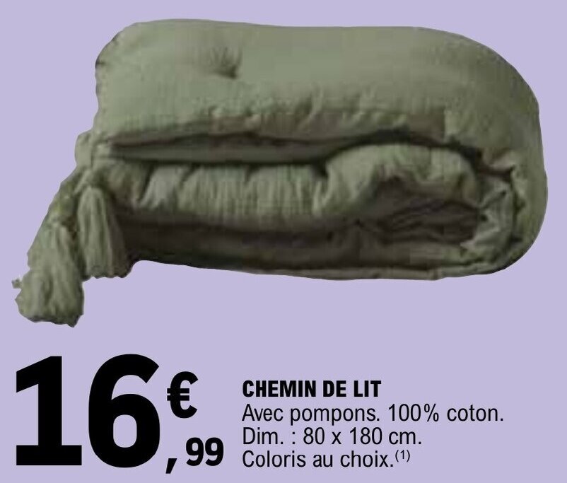 E.Leclerc CHEMIN DE LIT offre