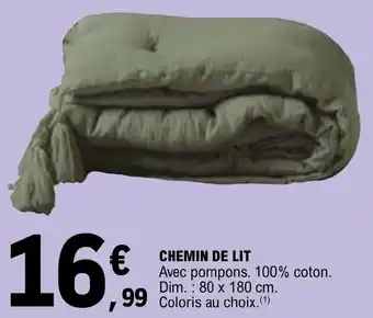 E.Leclerc CHEMIN DE LIT offre