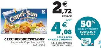 Super U Capri Sun Multivitamin offre