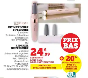 Super U KIT MANUCURE & PEDICURE offre