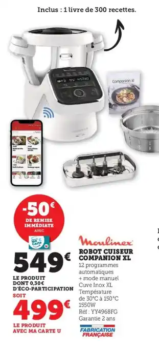 Super U ROBOT CUISEUR COMPANION XL offre