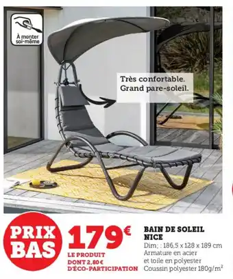 Super U BAIN DE SOLEIL NICE offre