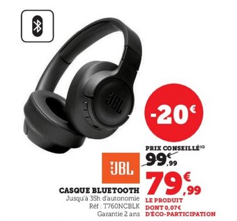 Super U CASQUE BLUETOOTH offre