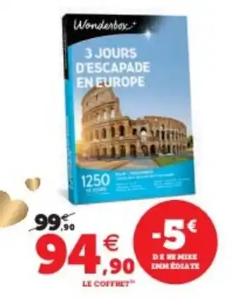Super U Wonderbox offre
