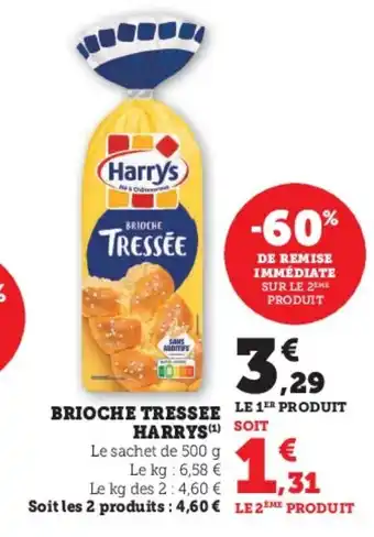 Super U BRIOCHE TRESSEE offre