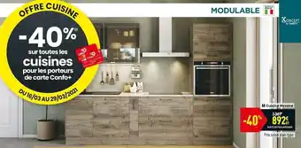 Conforama CUISINE HAVANE offre