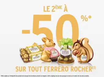 Intermarché Bon Plan sur tout produits de la marque Ferrero Rocher offre