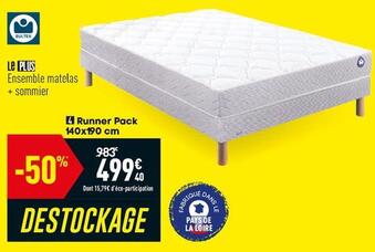 Conforama Runner Pack 140x190 cm offre