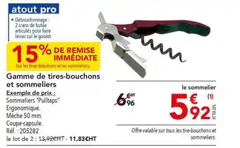 METRO Gamme De Tires-bouchons Et Sommeliers offre