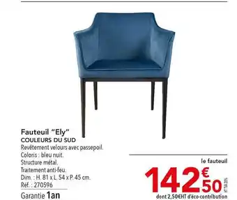 METRO Fauteuil offre