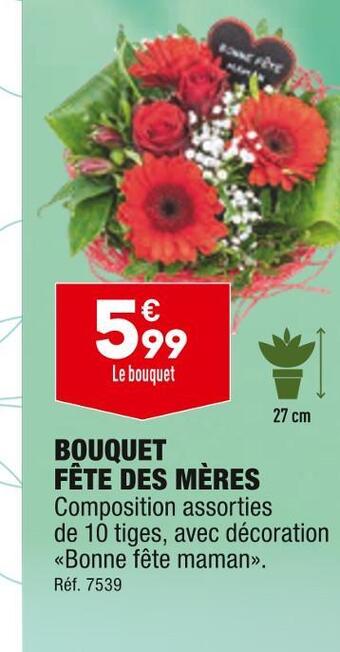 ALDI Bouquet fête des mères offre