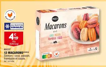 ALDI Mucci 12 macarons offre