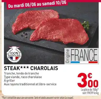 Steakâ
â
â
charolais