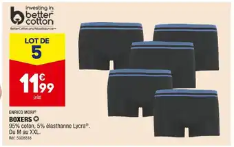 ALDI Enrico mori boxers offre