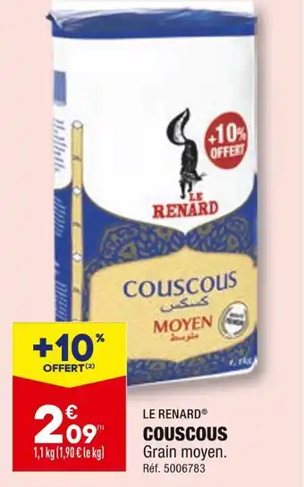 Le renard couscous