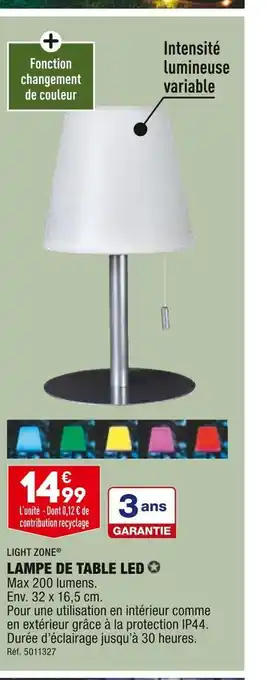 ALDI Light zone lampe de table led offre