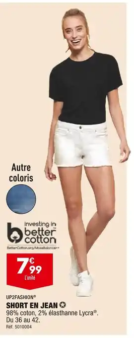 ALDI Up2fashion short en jean offre