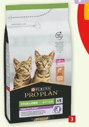 Maxi Zoo Proplan croquettes pour chaton stérilisé saveur saumon offre