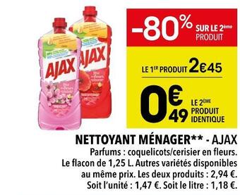 Ajax nettoyant ménager**