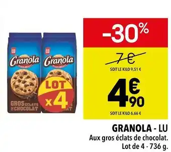 Supeco Lu granola offre