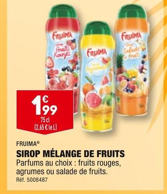ALDI Fruima sirop mélange de fruits offre