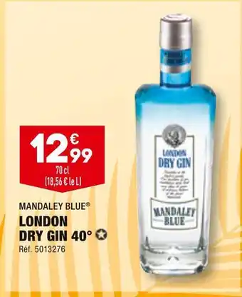 Mandaley blue london dry gin 40°