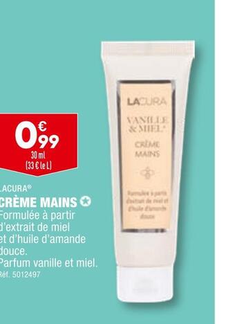 ALDI Lacura crème mains offre